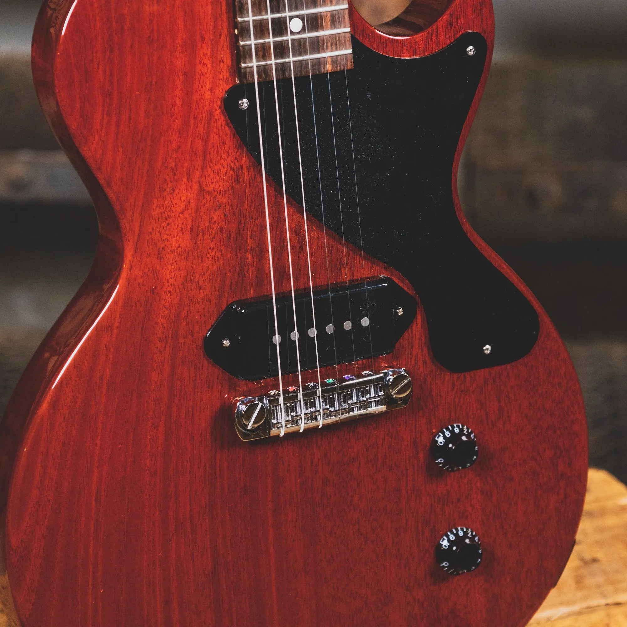 2015 Gibson Les Paul Junior Electric Guitar, Cherry with OHSC - Used