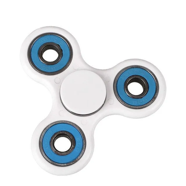 2017 Hot Sale Tri-Spinner Fidget Toy Plastic EDC Hand Spinner For Autism ADHD Rotation Time Long Anti Stress Fidget Toys