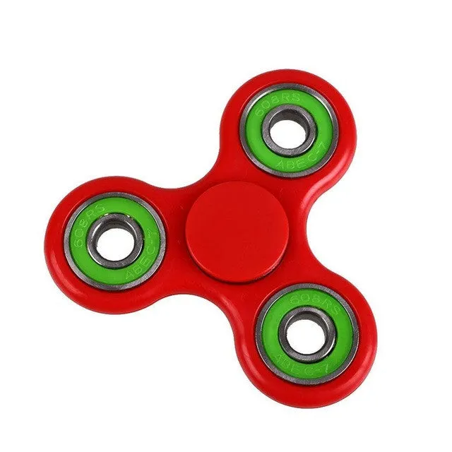 2017 Hot Sale Tri-Spinner Fidget Toy Plastic EDC Hand Spinner For Autism ADHD Rotation Time Long Anti Stress Fidget Toys