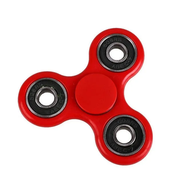 2017 Hot Sale Tri-Spinner Fidget Toy Plastic EDC Hand Spinner For Autism ADHD Rotation Time Long Anti Stress Fidget Toys