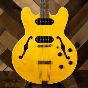 2021 Heritage H-530 Hollow Body Electric Guitar, Antique Natural with OHSC - Used