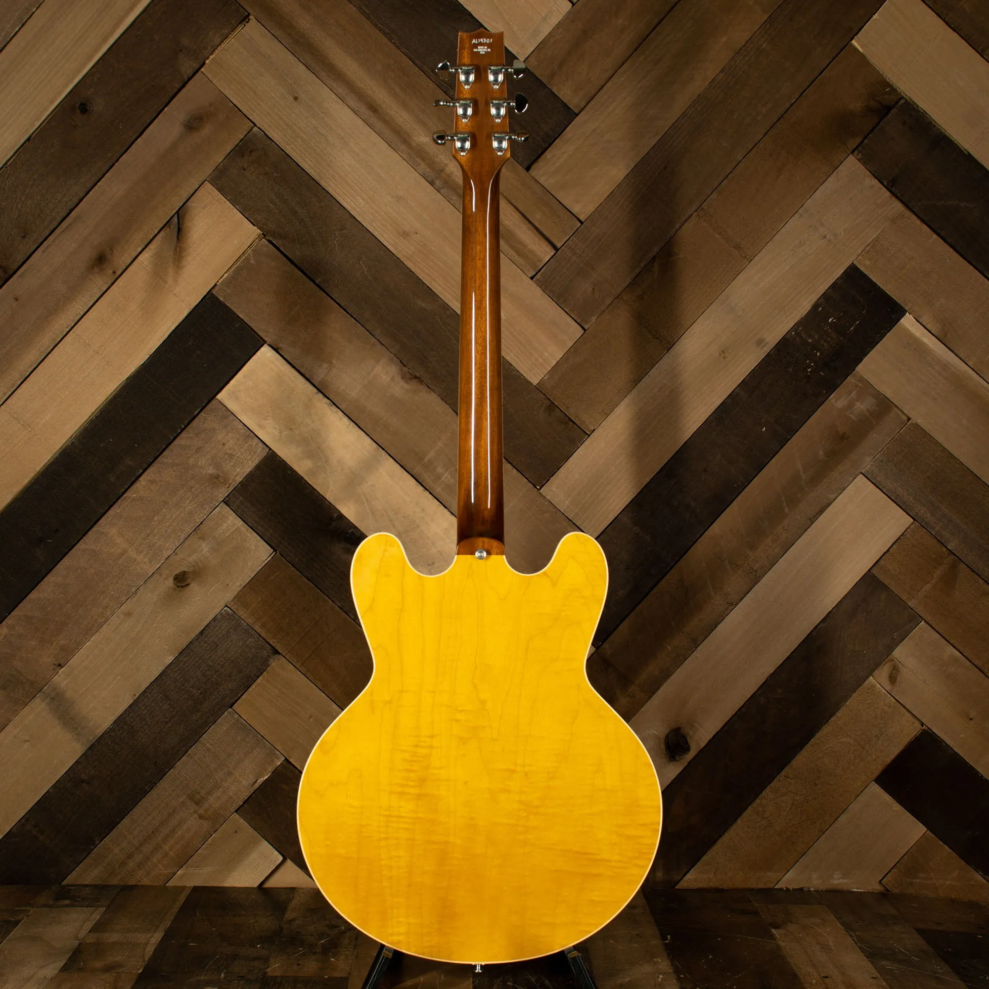 2021 Heritage H-530 Hollow Body Electric Guitar, Antique Natural with OHSC - Used