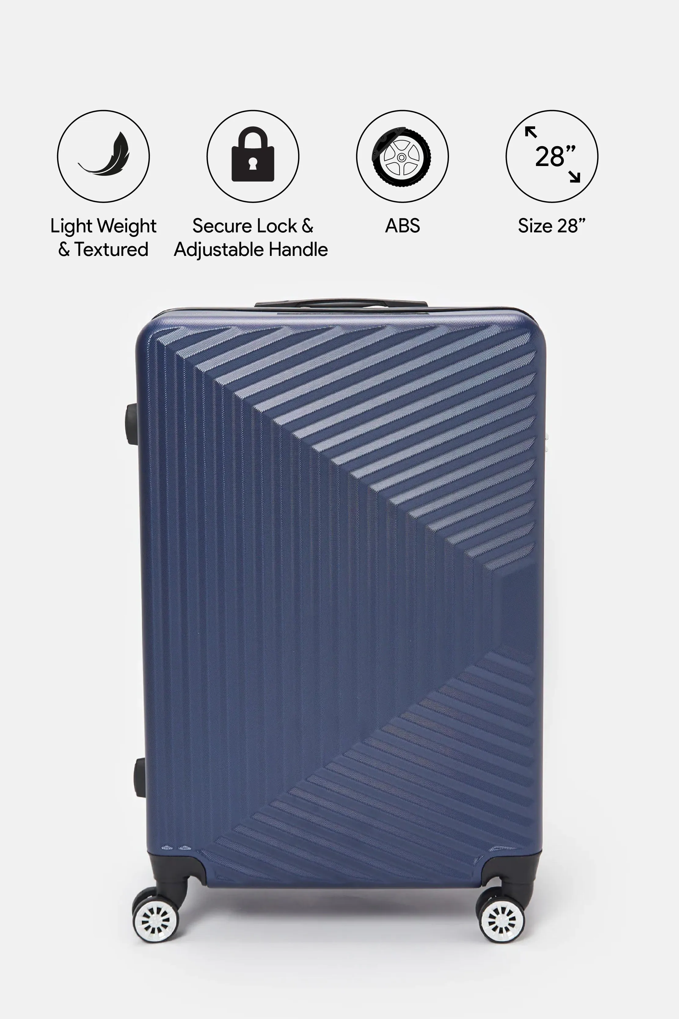 Blue Abs Trolley Luggage (28Inch)