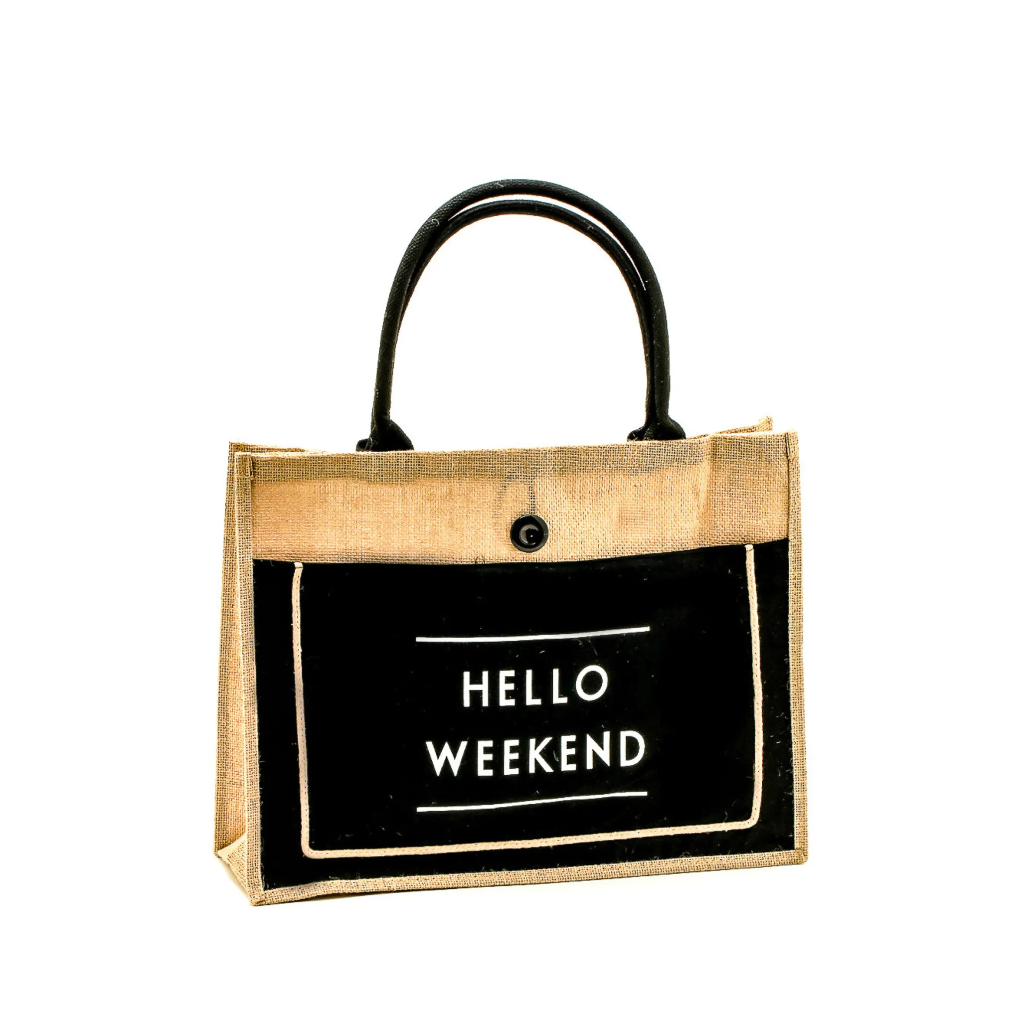Burlap Tote Bag