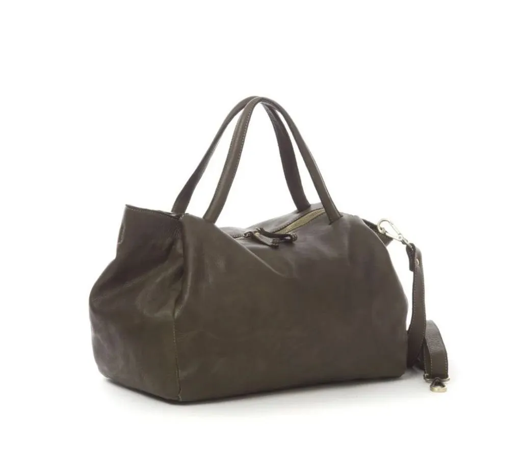BZNA Bag Diana Grün Brilliant Italy Designer Damen Handtasche Schultertasche Tasche Leder Neu