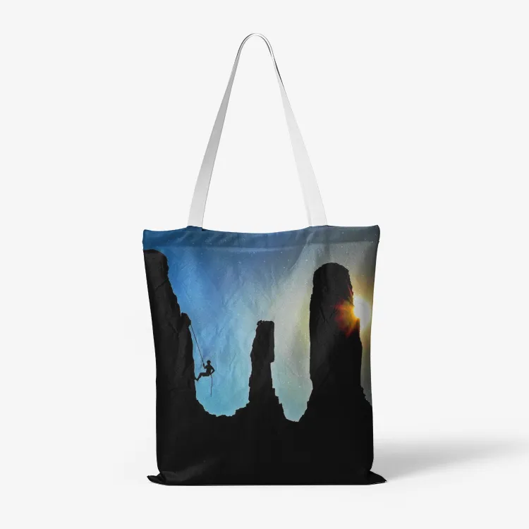Celestial Sky Tote - Heavy Duty Natural Canvas