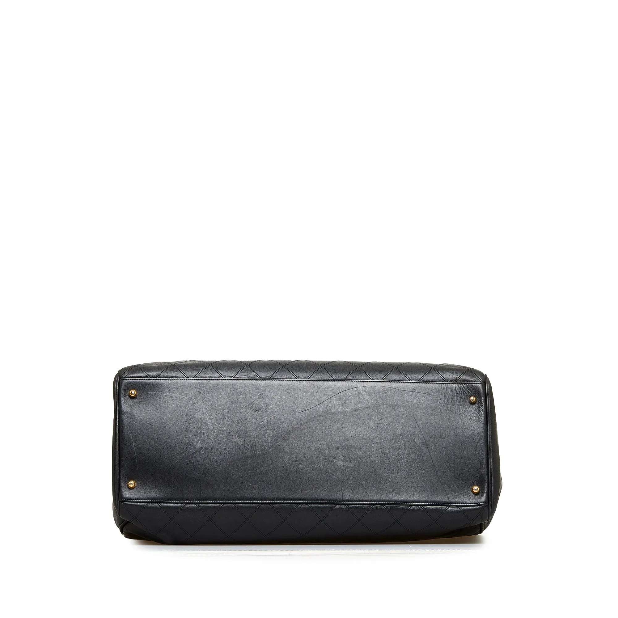 Chanel Supermodel Weekender XL Black Lambskin Gold