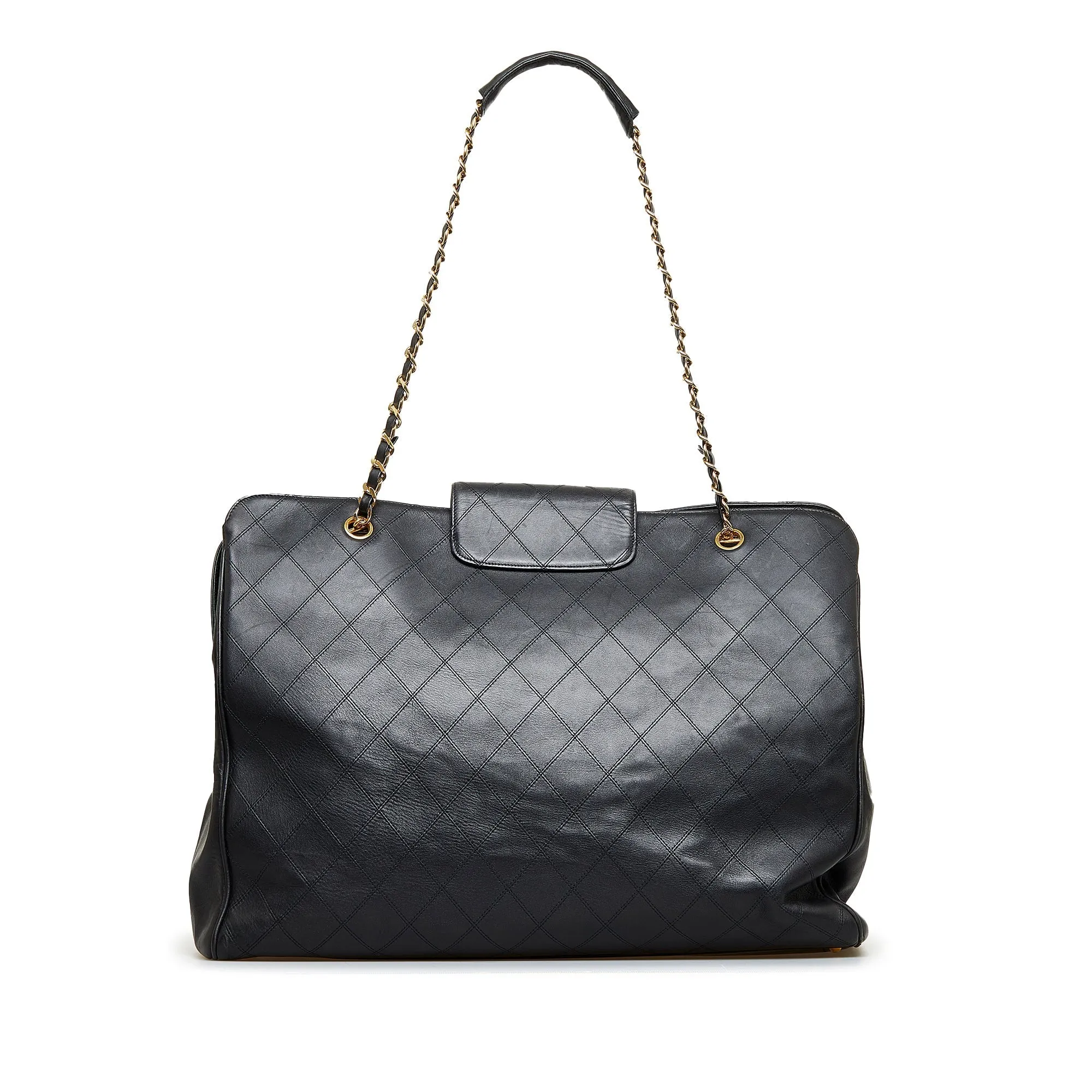 Chanel Supermodel Weekender XL Black Lambskin Gold