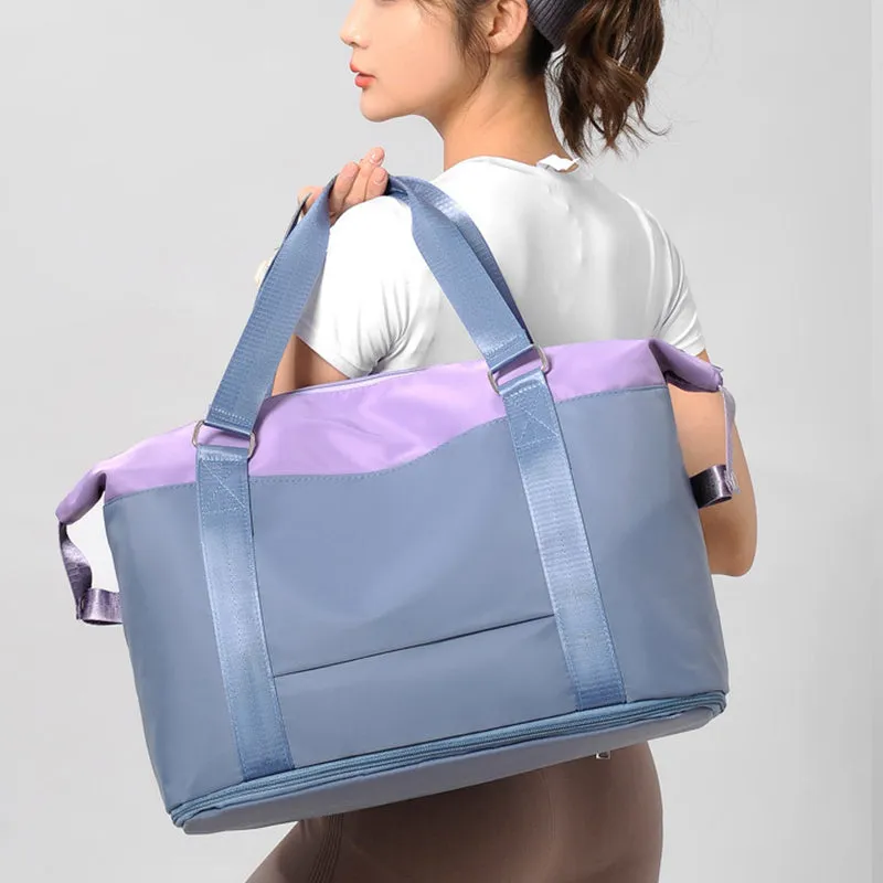 Duffel Bag for Women Large Storage Luggage Bag with Dry Wet Depart Pocket