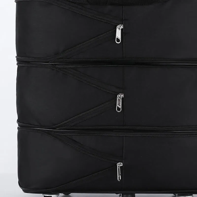 Expandable Spinner Wheel Travel Rolling Tote Luggage Bag Duffel Bag
