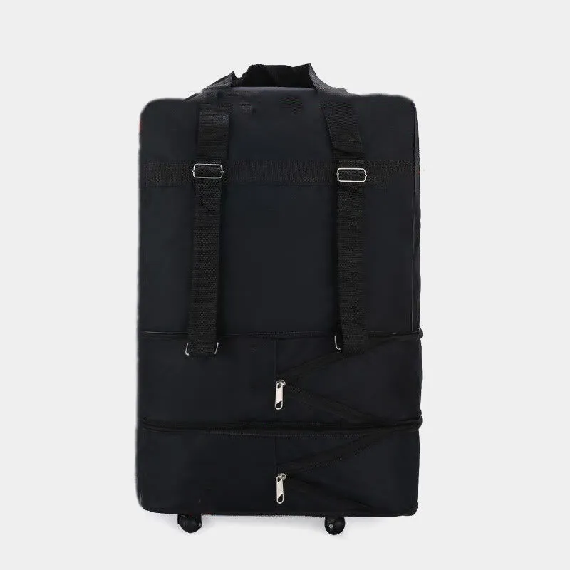 Expandable Spinner Wheel Travel Rolling Tote Luggage Bag Duffel Bag