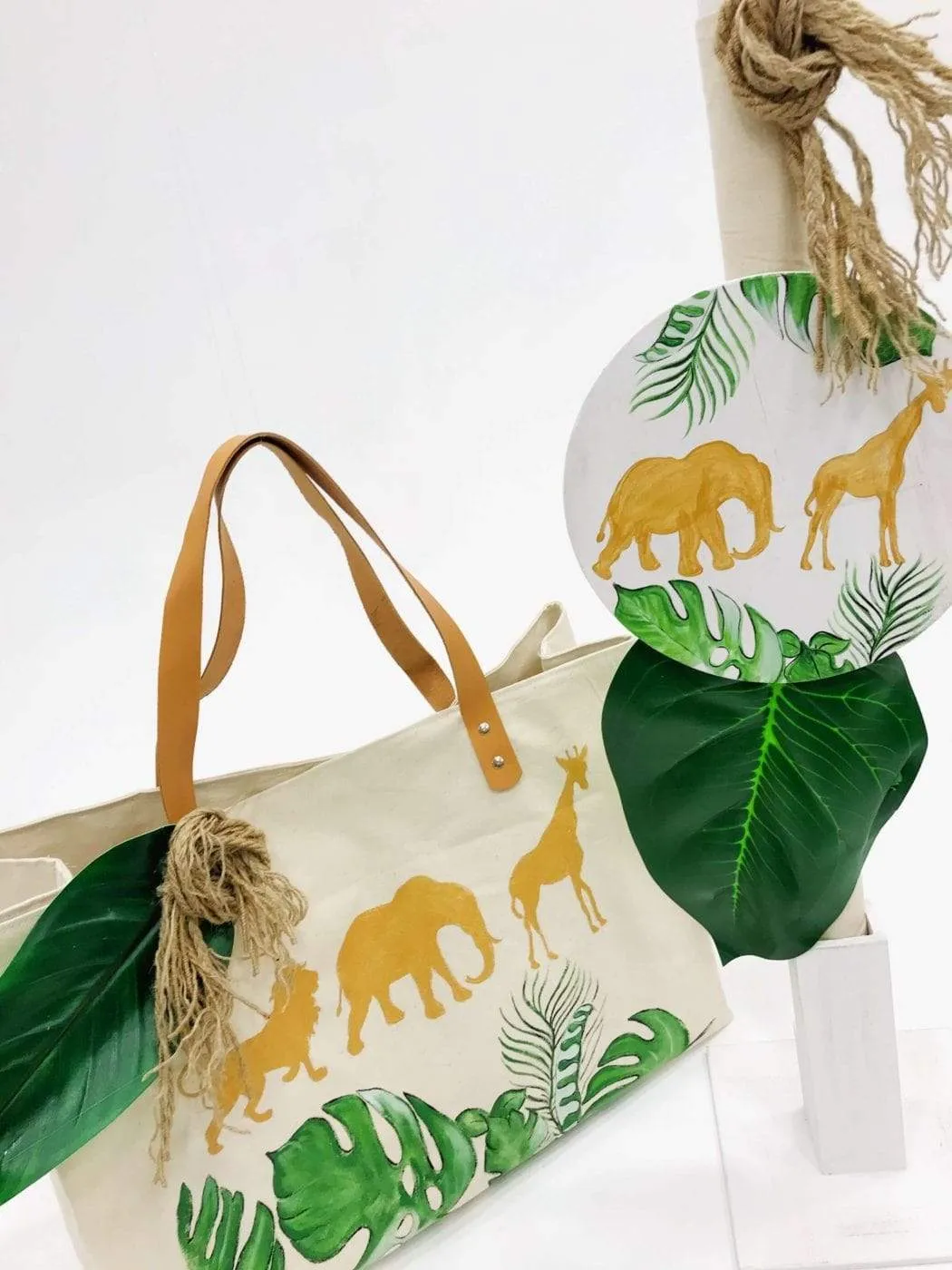 Golden Jungle Baptism / Christening Set