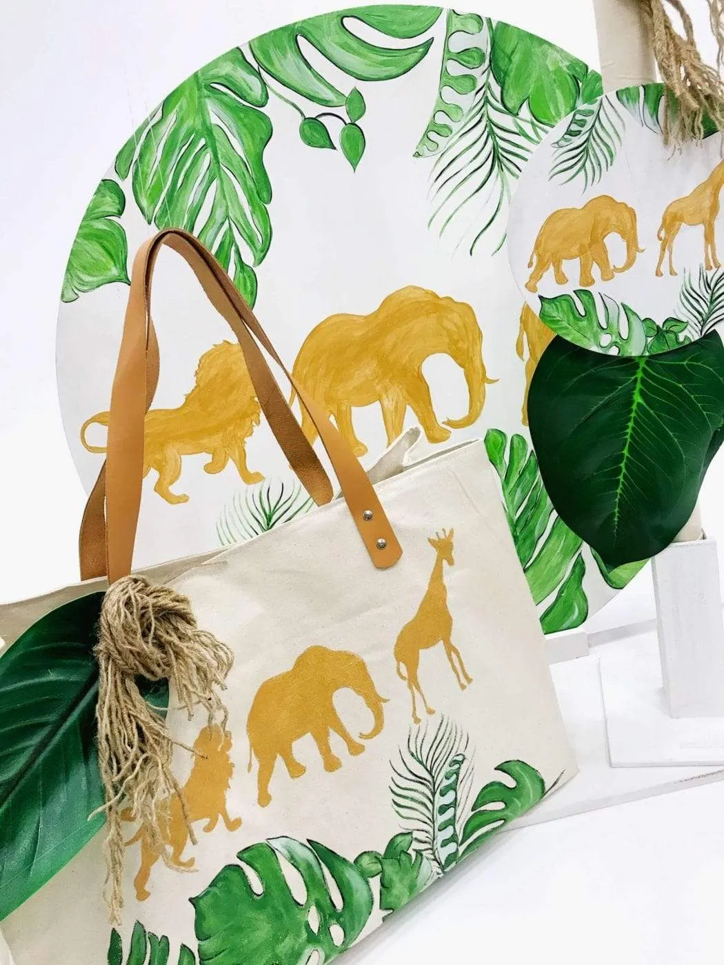 Golden Jungle Baptism / Christening Set