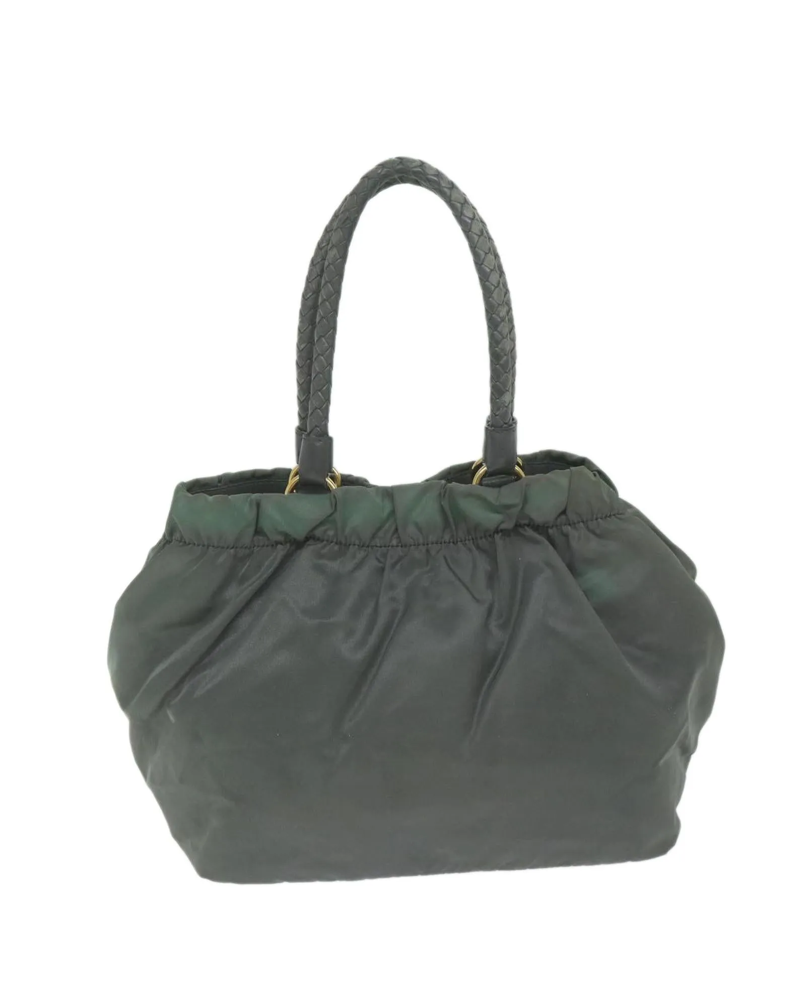 Gray Nylon Hand Bag by Prada