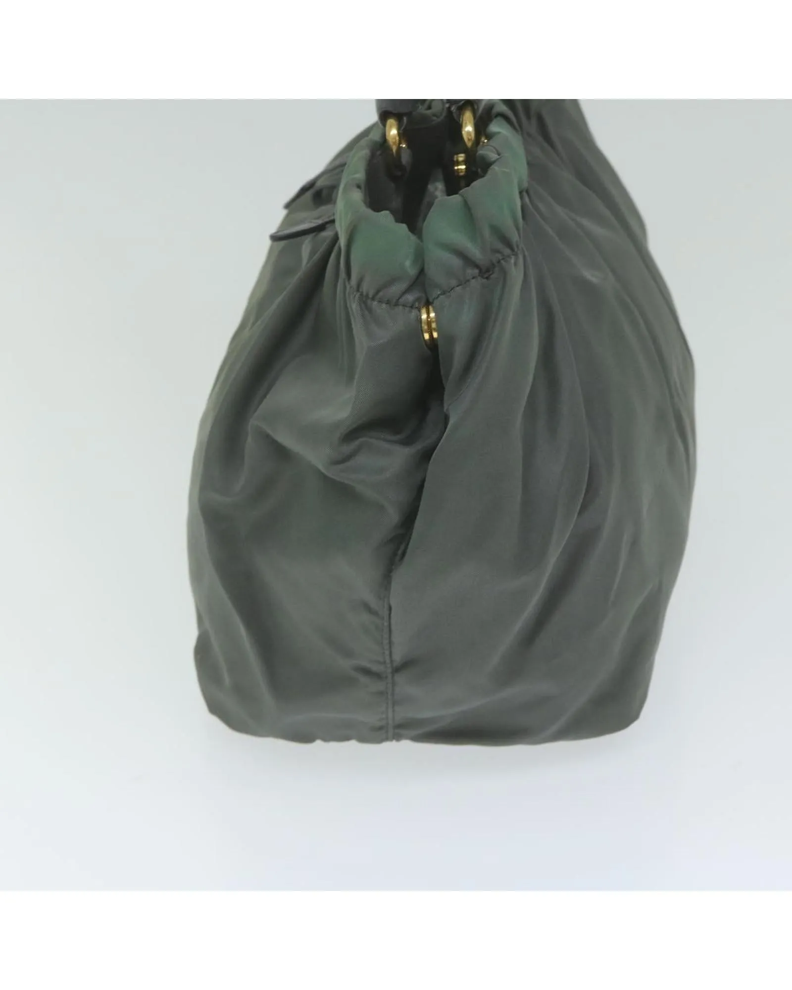 Gray Nylon Hand Bag by Prada