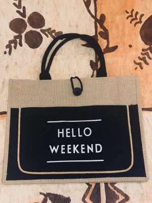 Hello Weekend Tote