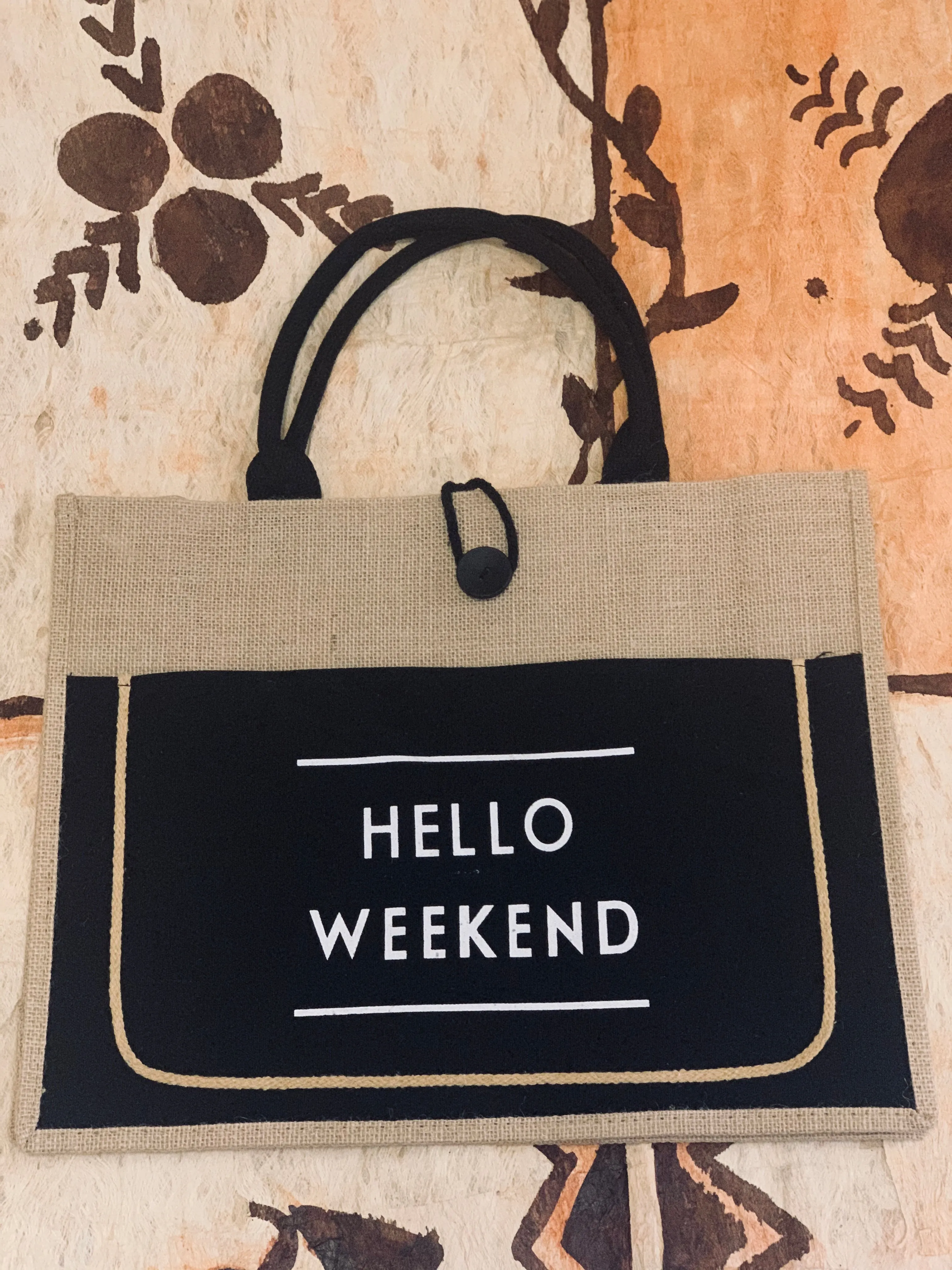 Hello Weekend Tote