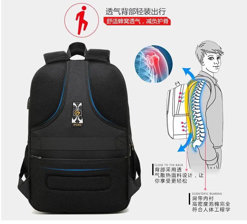 Sport Outdoor Swagger Bag Polyamides and Nylon Backpack for Men